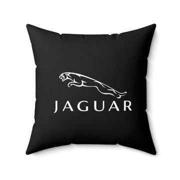 Black Jaguar Spun Polyester Square Pillow™