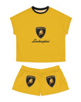 Women's Yellow Lamborghini Short Pajama Set™