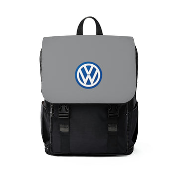 Unisex Grey Volkswagen Casual Shoulder Backpack™