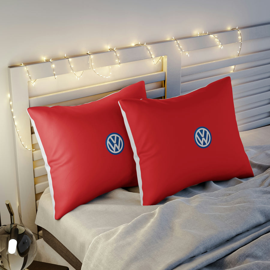 Red Volkswagen Pillow Sham™