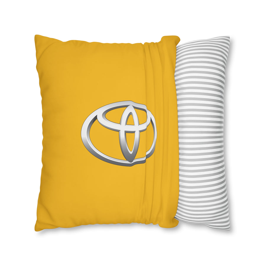 Yellow Toyota Spun Polyester pillowcase™