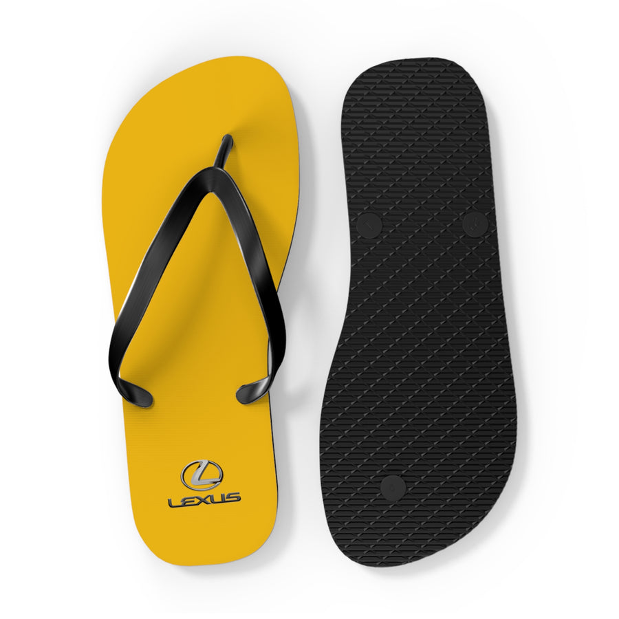 Unisex Yellow Lexus Flip Flops™