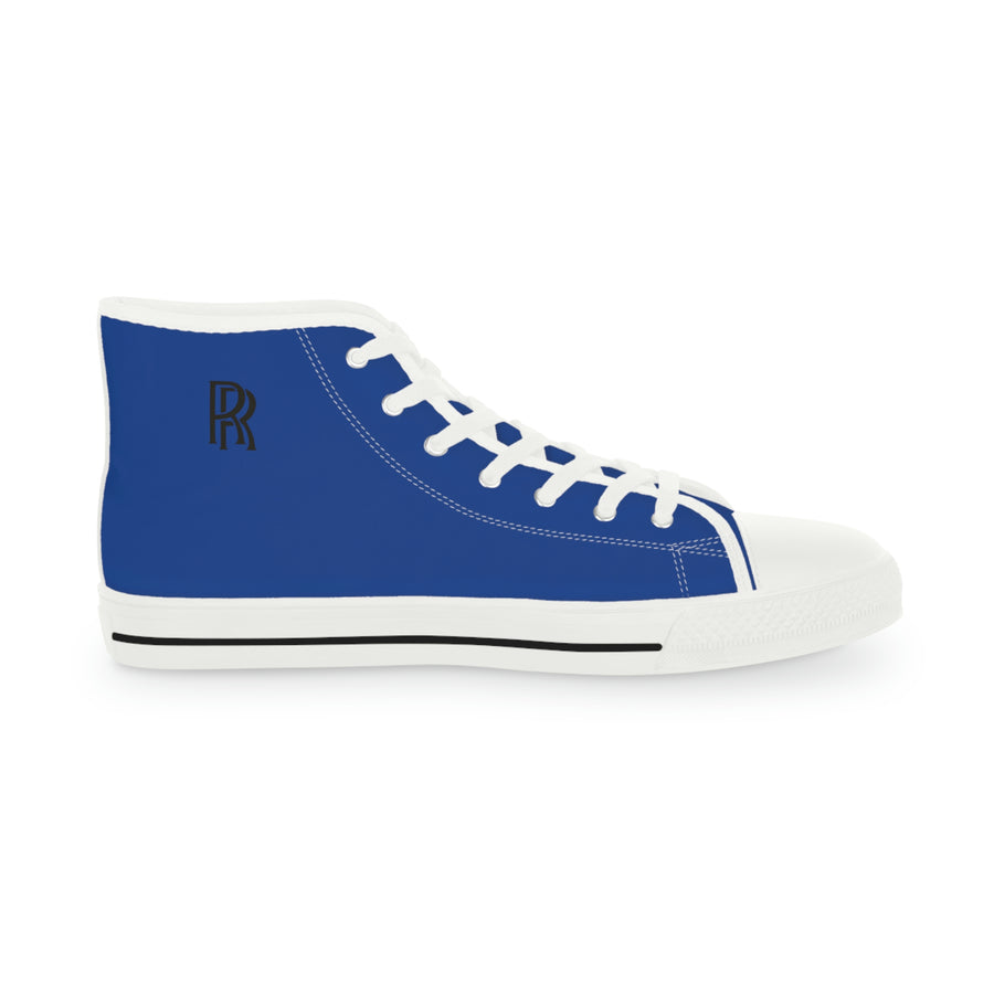 Men's Dark Blue Rolls Royce High Top Sneakers™