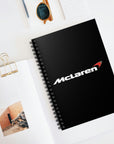 Black McLaren Spiral Notebook - Ruled Line™