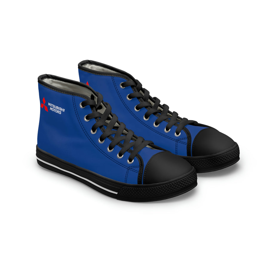 Women's Dark Blue Mitsubishi High Top Sneakers™