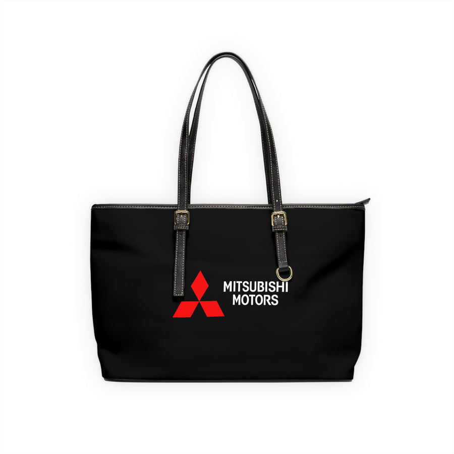 Black Mitsubishi Leather Shoulder Bag™