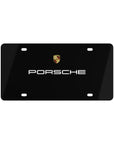 Porsche Black License Plate™