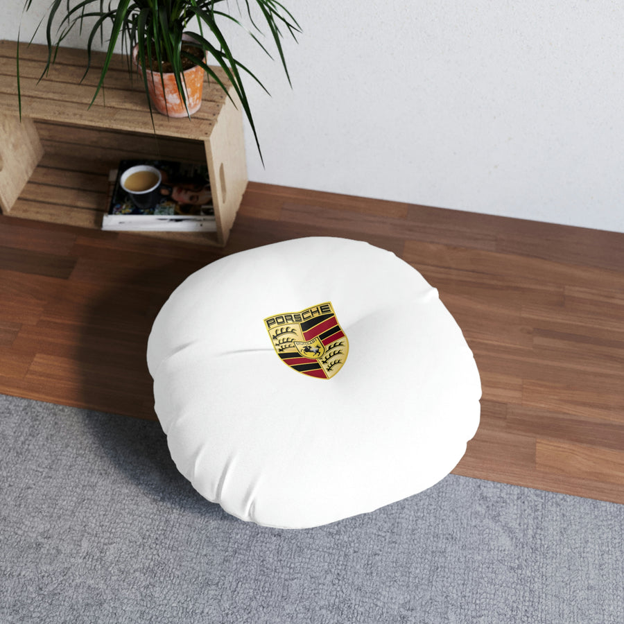 Porsche Tufted Floor Pillow, Round™