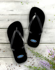 Unisex Black Ford Flip Flops™