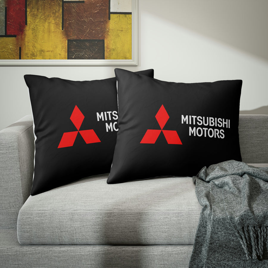 Black Mitsubishi Pillow Sham™