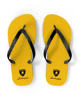 Unisex Yellow Lamborghini Flip Flops™