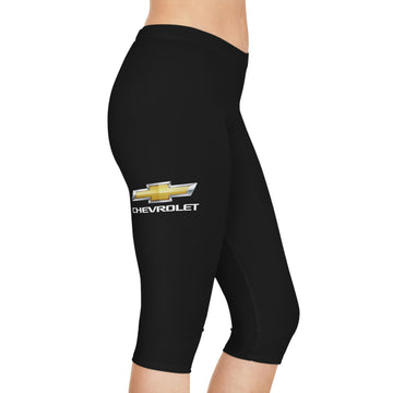 Women's Black Chevrolet Capri Leggings™