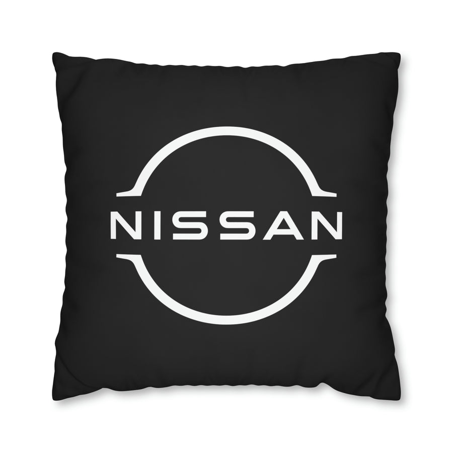 Black Spun Polyester Nissan GTR pillowcase™