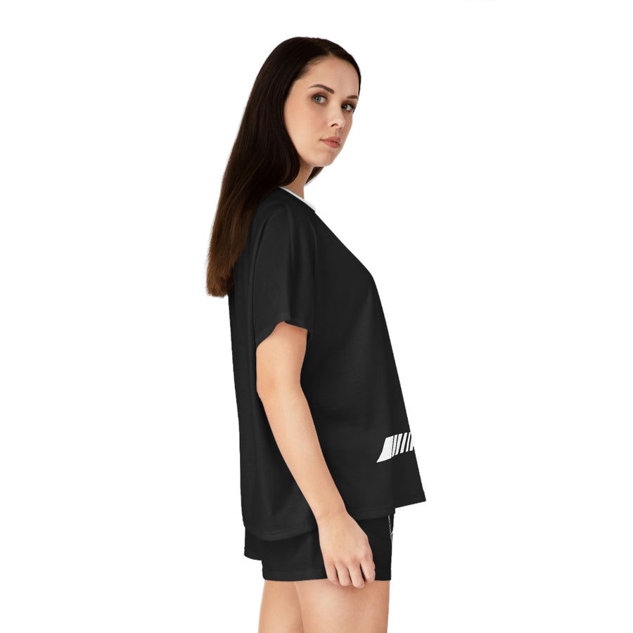 Women's Black Mercedes Short Pajama Set™