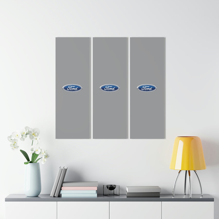 Grey Ford Acrylic Prints (Triptych)™