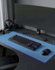 Light Blue Jaguar LED Gaming Mouse Pad™