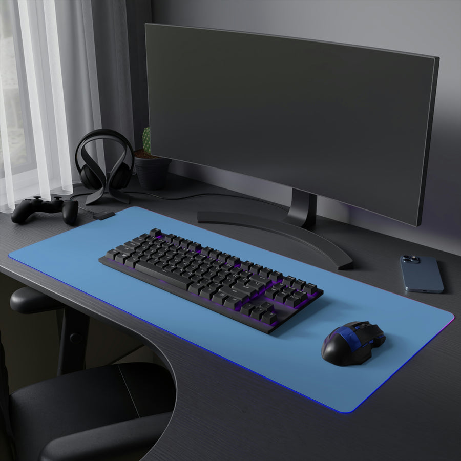 Light Blue Rolls Royce LED Gaming Mouse Pad™