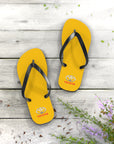 Unisex Yellow Toyota Flip Flops™