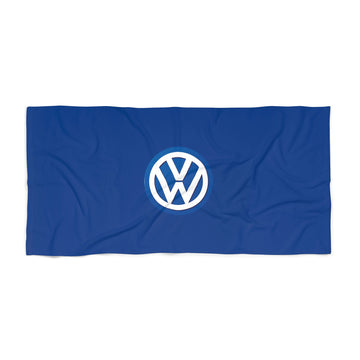 Dark Blue Volkswagen Beach Towel™