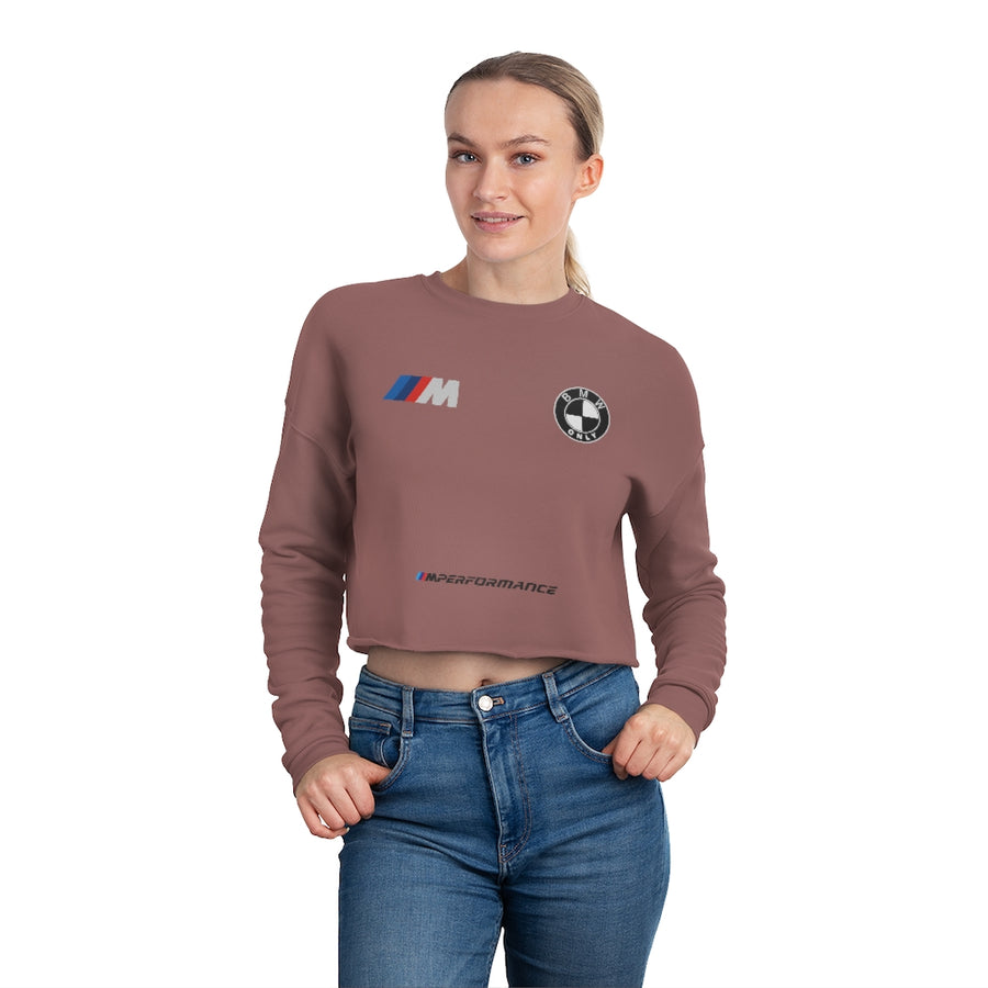 Kurz geschnittenes BMW-Sweatshirt für Damen