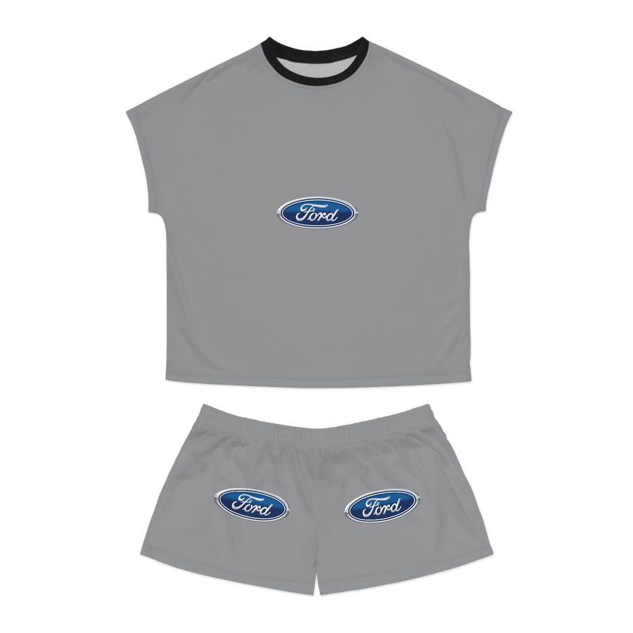 Women's Grey Ford Short Pajama Set™