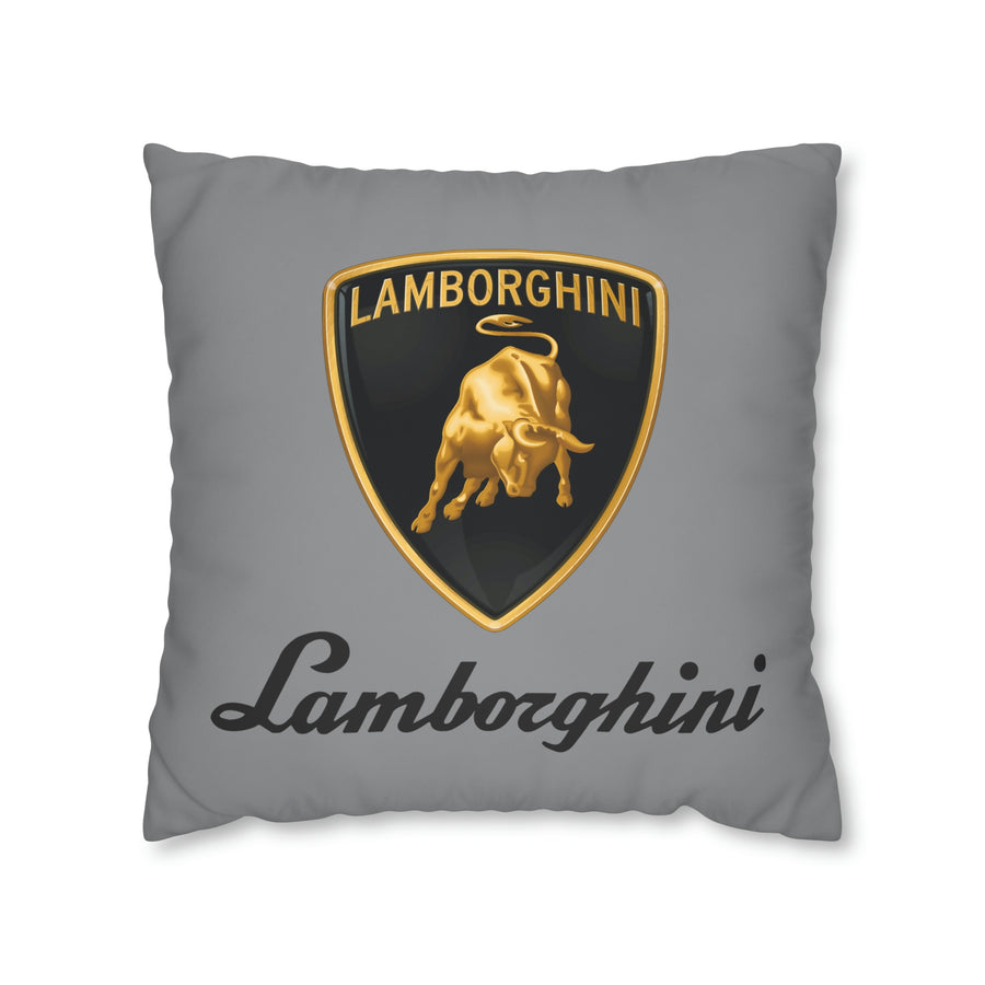 Grey Lamborghini Spun Polyester pillowcase™