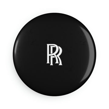 Black Rolls Royce Button Magnet, Round (10 pcs)™
