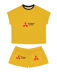 Women's Yellow Mitsubishi Short Pajama Set™