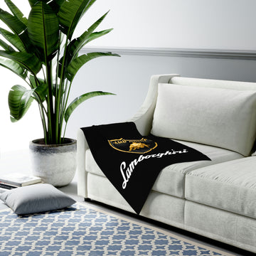 Black Lamborghini Baby Swaddle Blanket™