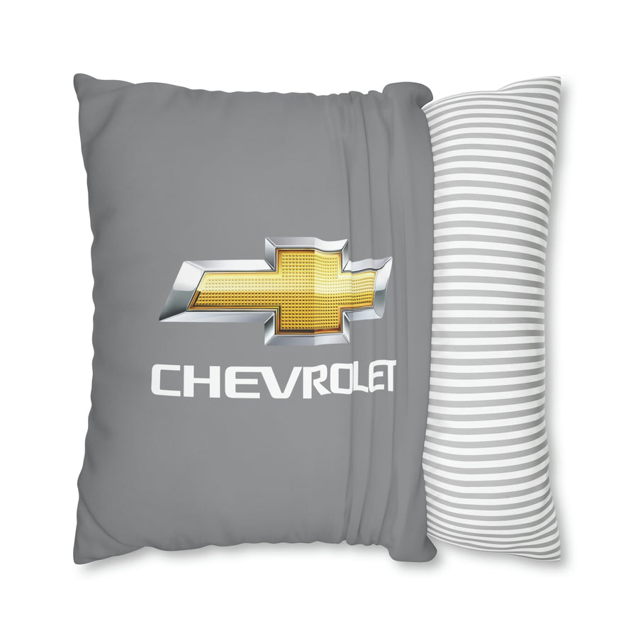 Grey Chevrolet Spun Polyester pillowcase™