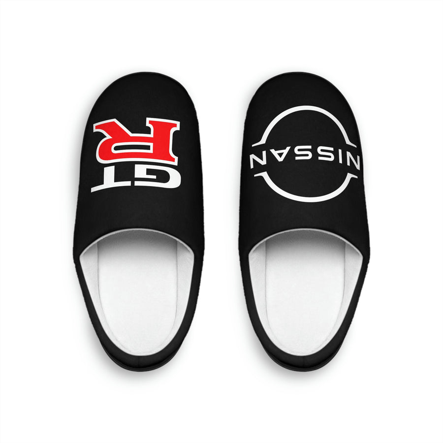 Unisex Black Nissan GTR Indoor Slippers™