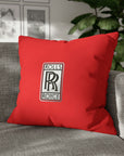 Red Rolls Royce Spun Polyester pillowcase™