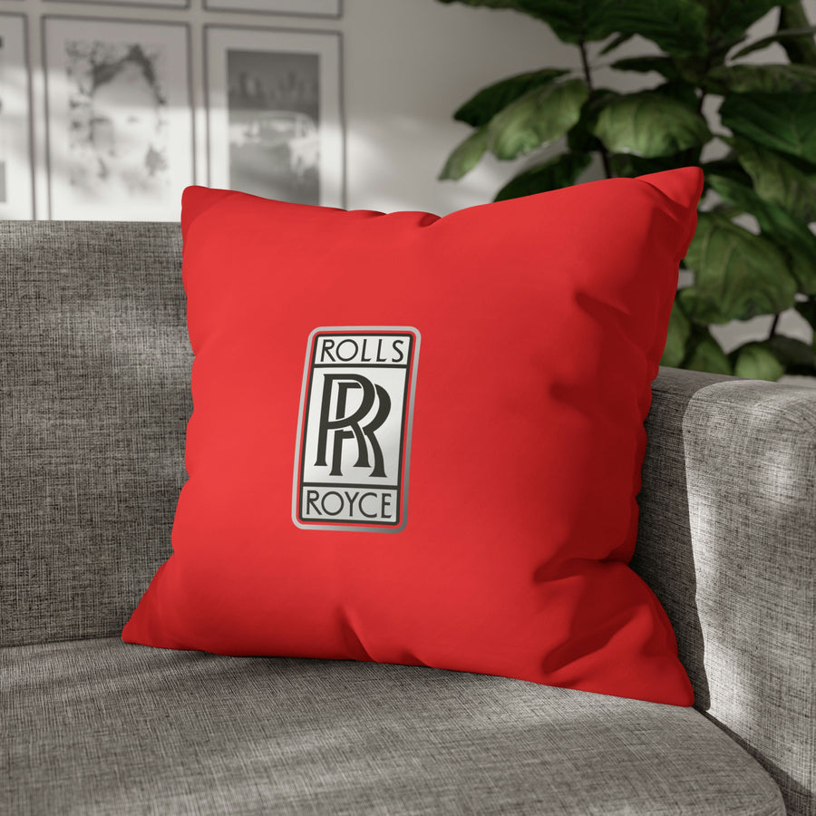 Red Rolls Royce Spun Polyester pillowcase™