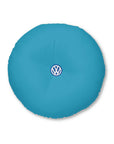 Turquoise Volkswagen Tufted Floor Pillow, Round™