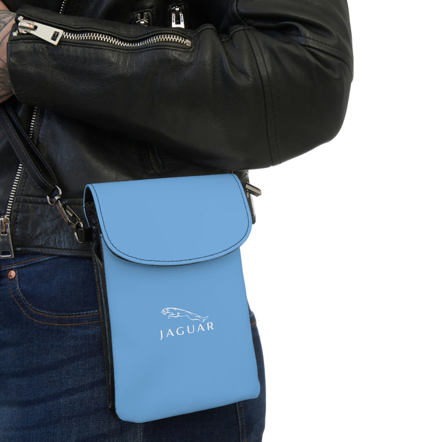 Small Light Blue Jaguar Cell Phone Wallet™