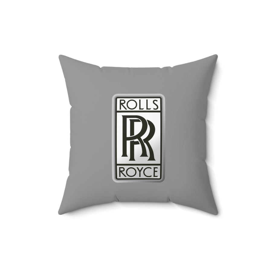 Grey Rolls Royce Spun Polyester Square Pillow™