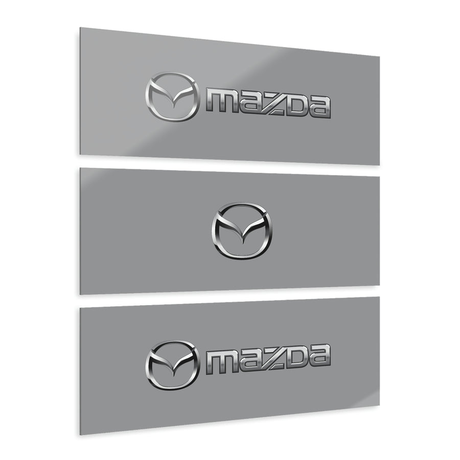 Grey Mazda Acrylic Prints (Triptych)™