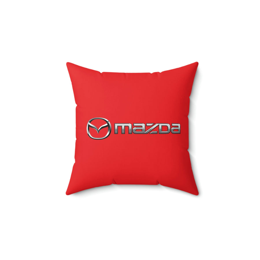 Red Mazda Spun Polyester Square Pillow™