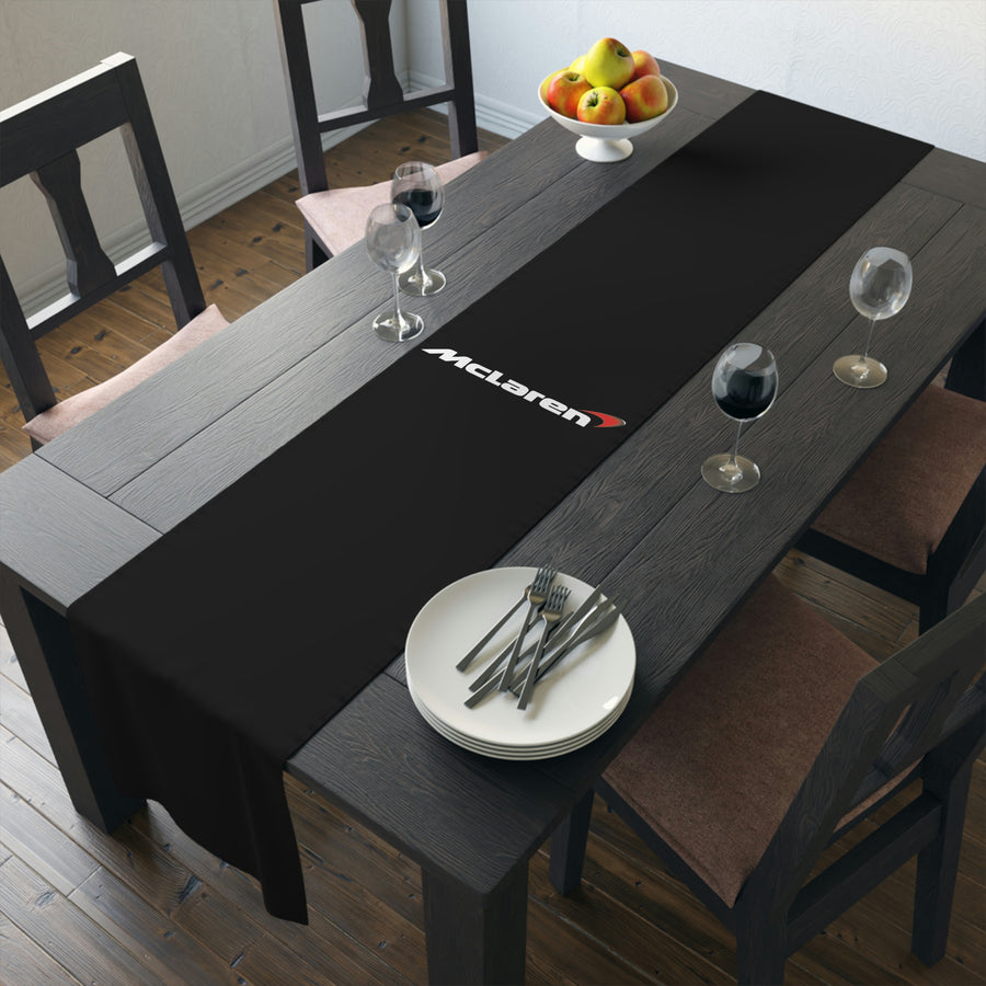 Black McLaren Table Runner (Cotton, Poly)™