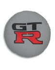 Grey Nissan GTR Tufted Floor Pillow, Round™