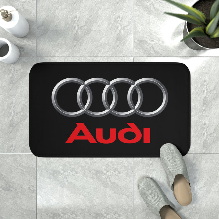 Black Audi Memory Foam Bath Mat™