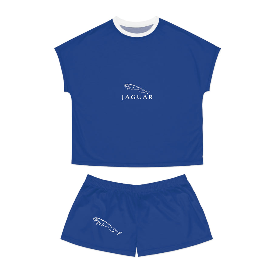 Women's Dark Blue Jaguar Short Pajama Set™