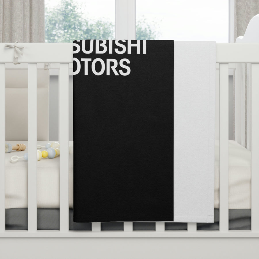 Black Mitsubishi Soft Fleece Baby Blanket™