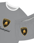 Women's Grey Lamborghini Short Pajama Set™