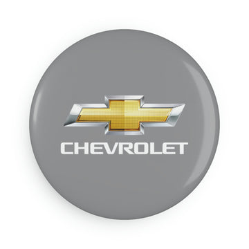 Grey Chevrolet Button Magnet, Round (10 pcs)™
