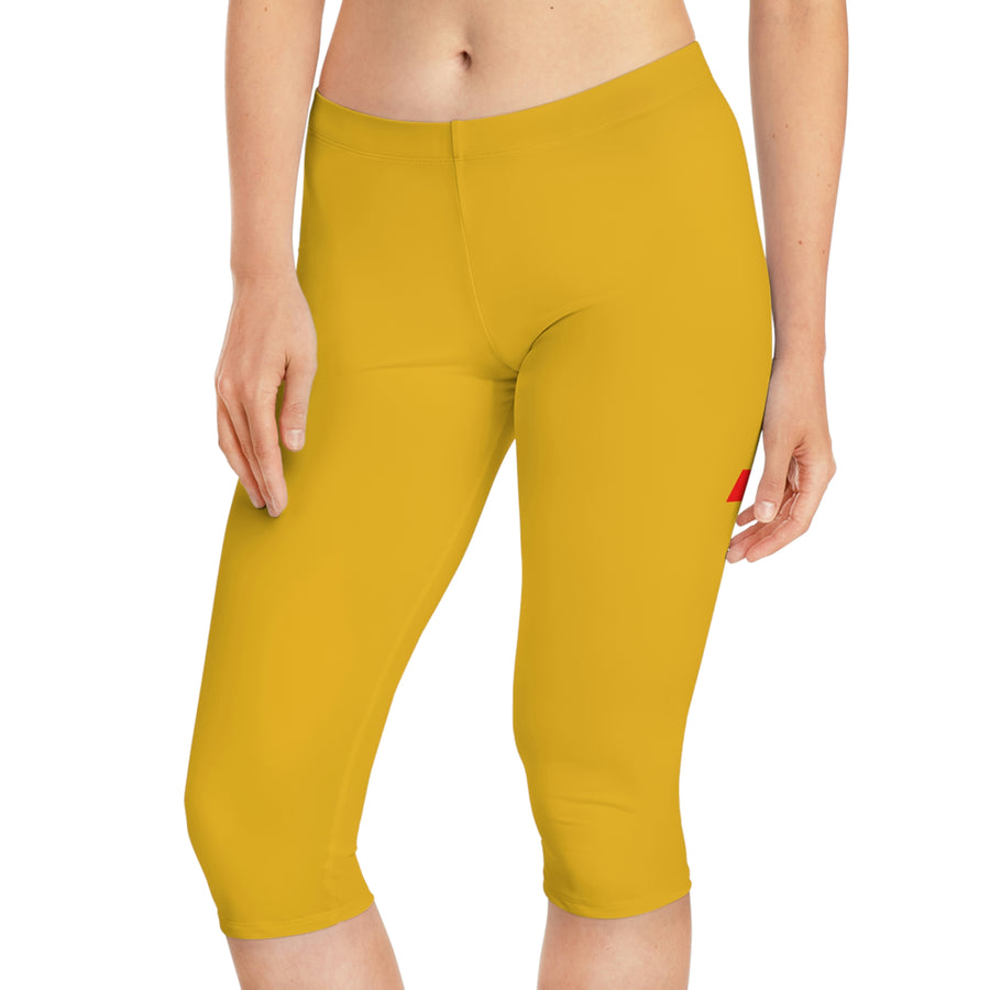 Women's Yellow Mitsubishi Capri Leggings™