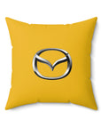 Yellow Mazda Spun Polyester Square Pillow™