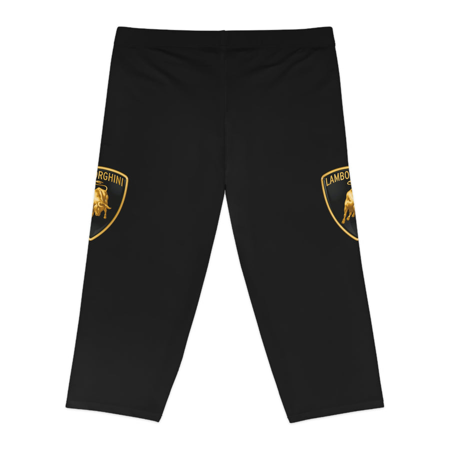 Women's Black Lamborghini Capri Leggings™