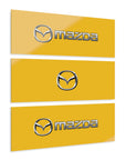 Yellow Mazda Acrylic Prints (Triptych)™