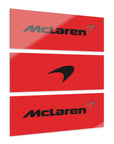 Red McLaren Acrylic Prints (Triptych)™